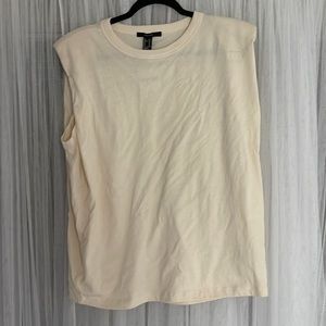 Forever 21 New with Tags padded shoulder t shirt